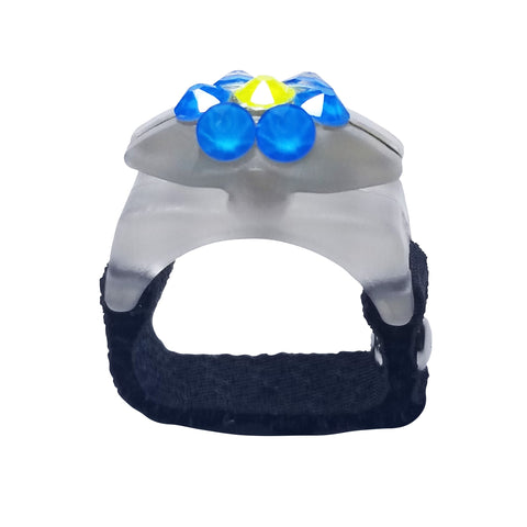 Electric Flower Crystallized Glow-In-the-Dark Ring