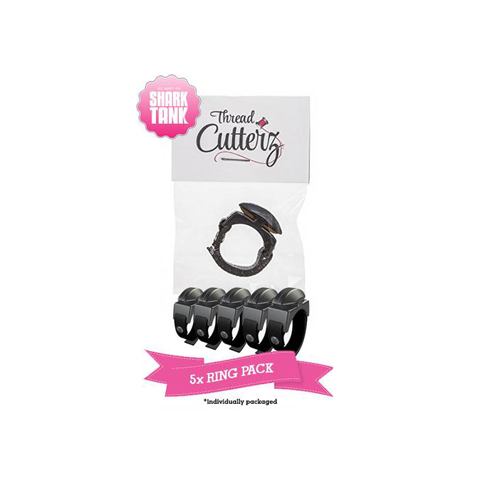 Thread Cutterz Black Ring (5-Pack)