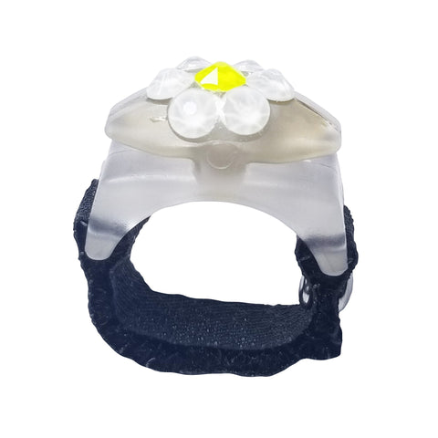 Electric Flower Crystallized Glow-In-the-Dark Ring